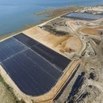 coal ash remediation job site