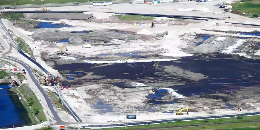 TAR PONDS AND COKE OVENS SITE SOLIDIFICATION AND STABILIZATION