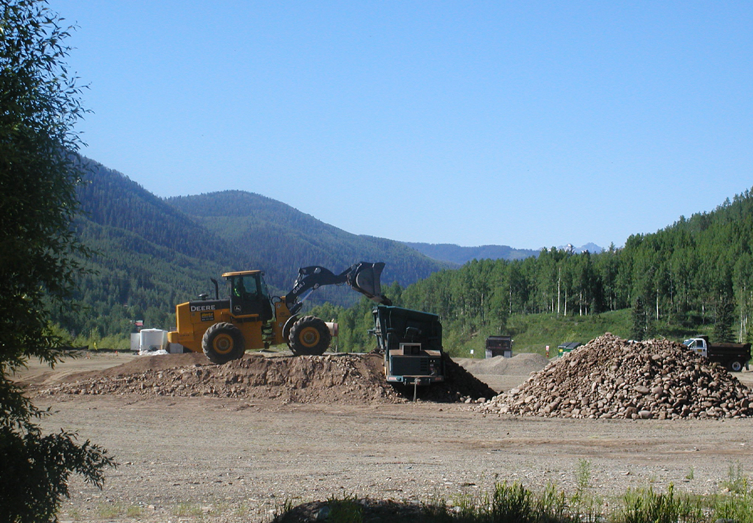 Mine reclamation project