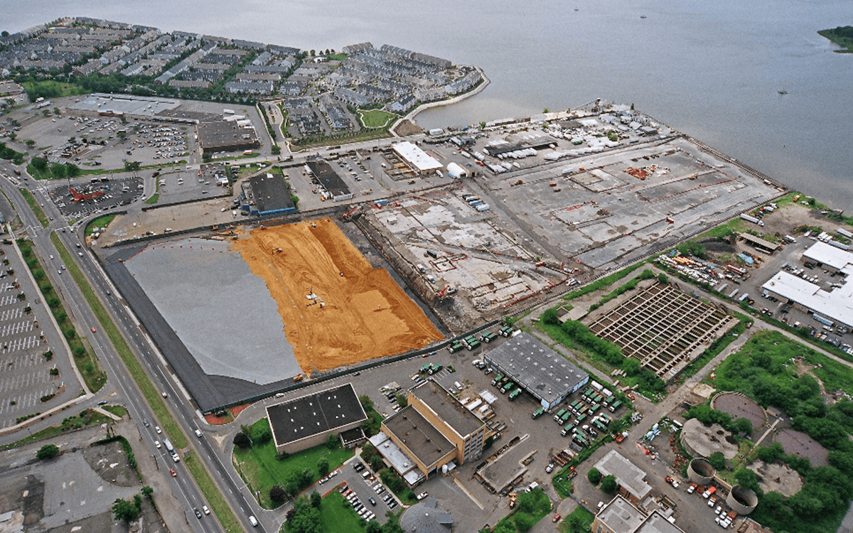 Brownfield Remediation Construction Site