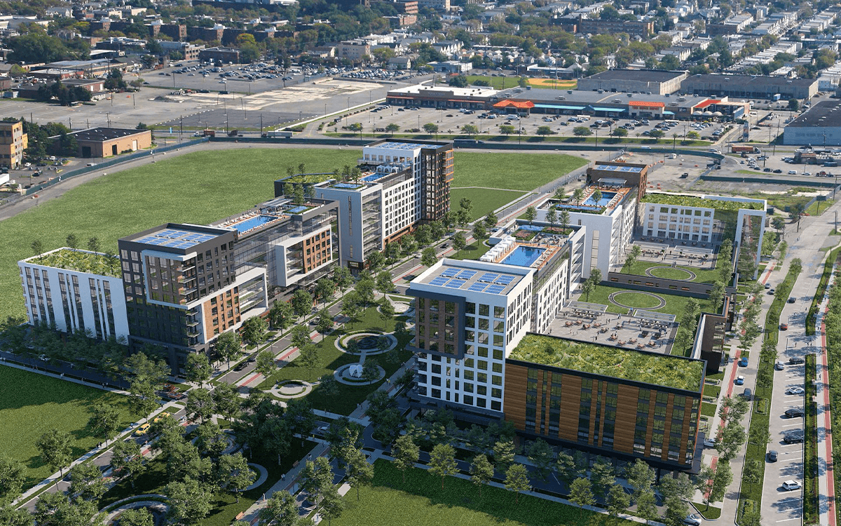 Commercial and Residential Redevelopment Rendering