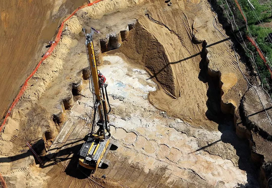 soil mixing in situ stabilization