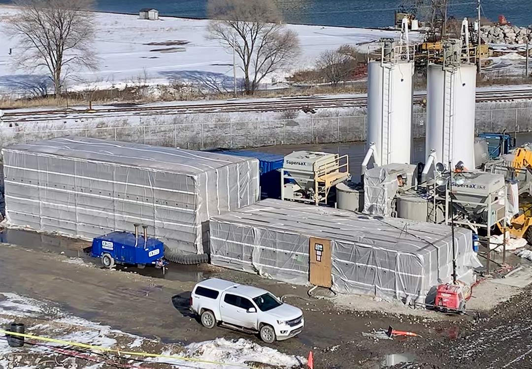 soil mixing remediation tanks