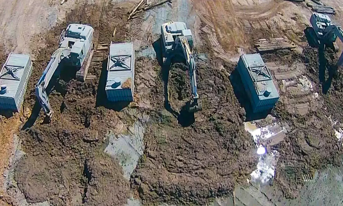 remediation work site